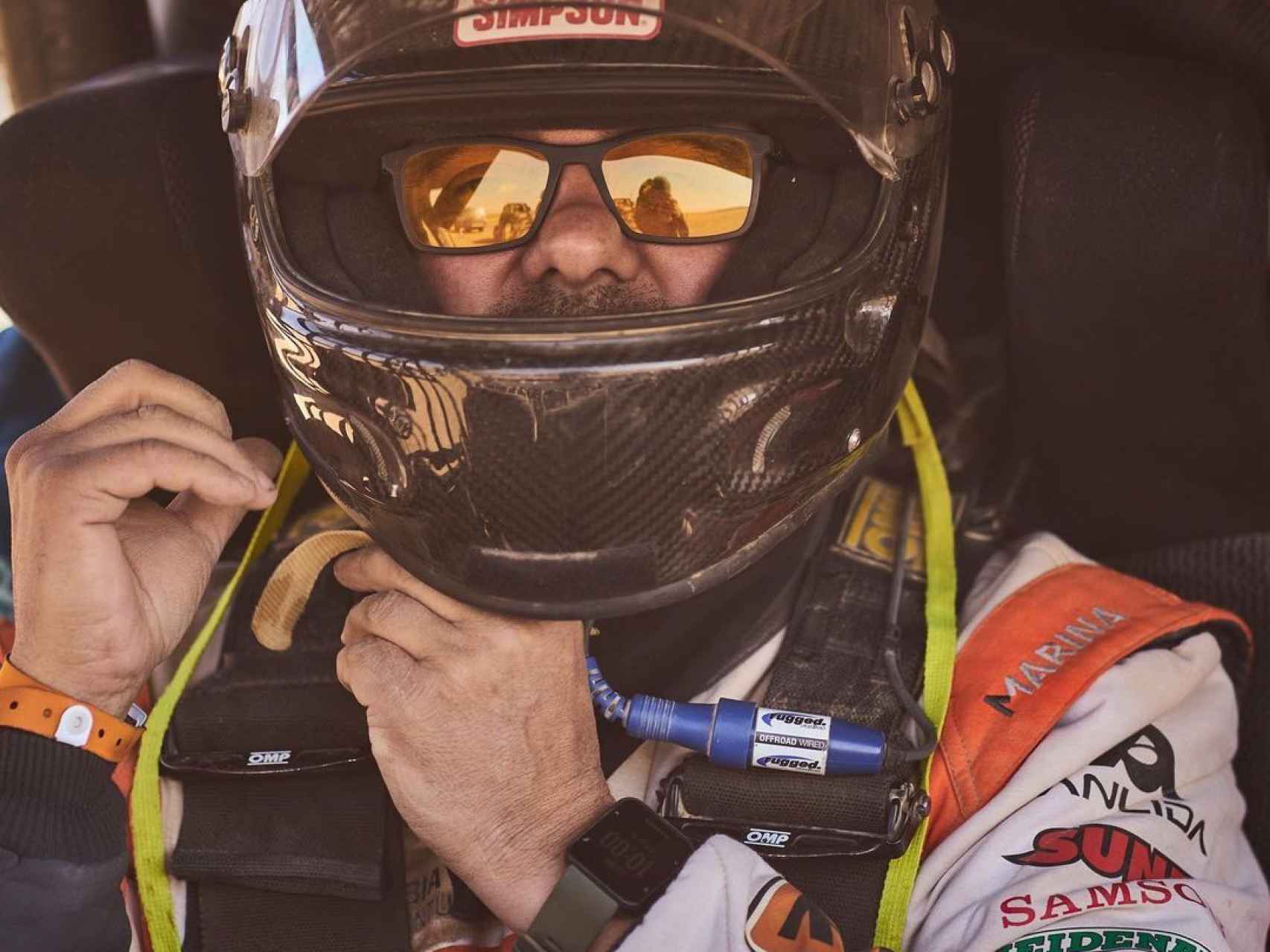 Xavier Blanco en el Rally Dakar 2021