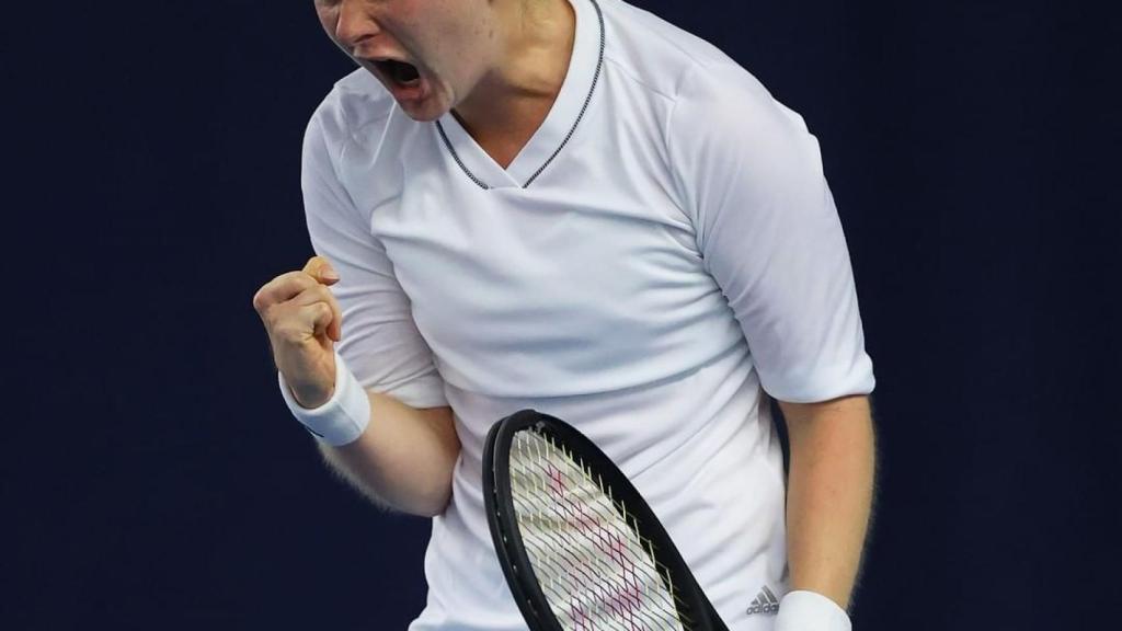 Fran Jones celebrando su pase a la fase final del Open de Australia. Foto: Instagram (Ita)