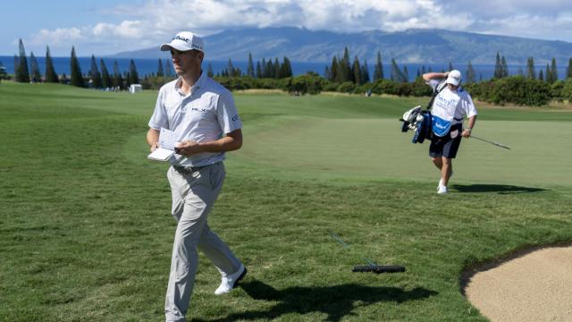 Justin Thomas, durante el Sentry Tournament of Champions