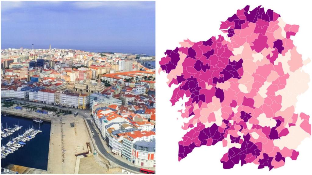 Covid-19: Ránkings de municipios gallegos con más contagios y mayor incidencia