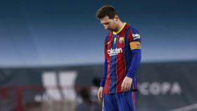Leo Messi, durante la final de la Supercopa de España