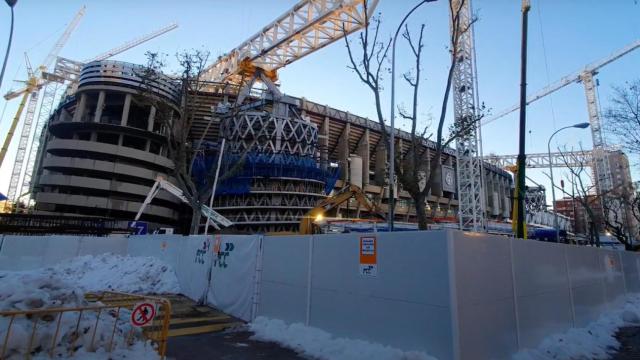 Obras del Estadio Santiago Bernabéu