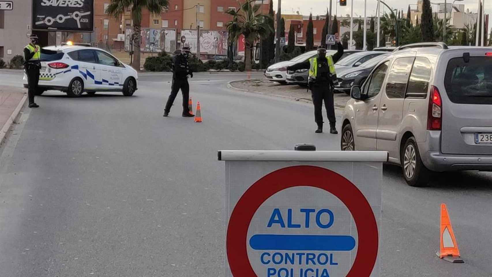 Control de salida en Almería