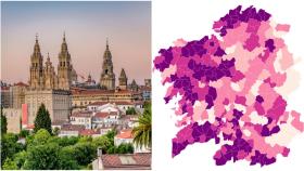 Covid-19: Más de 100 municipios gallegos superan 500 de incidencia