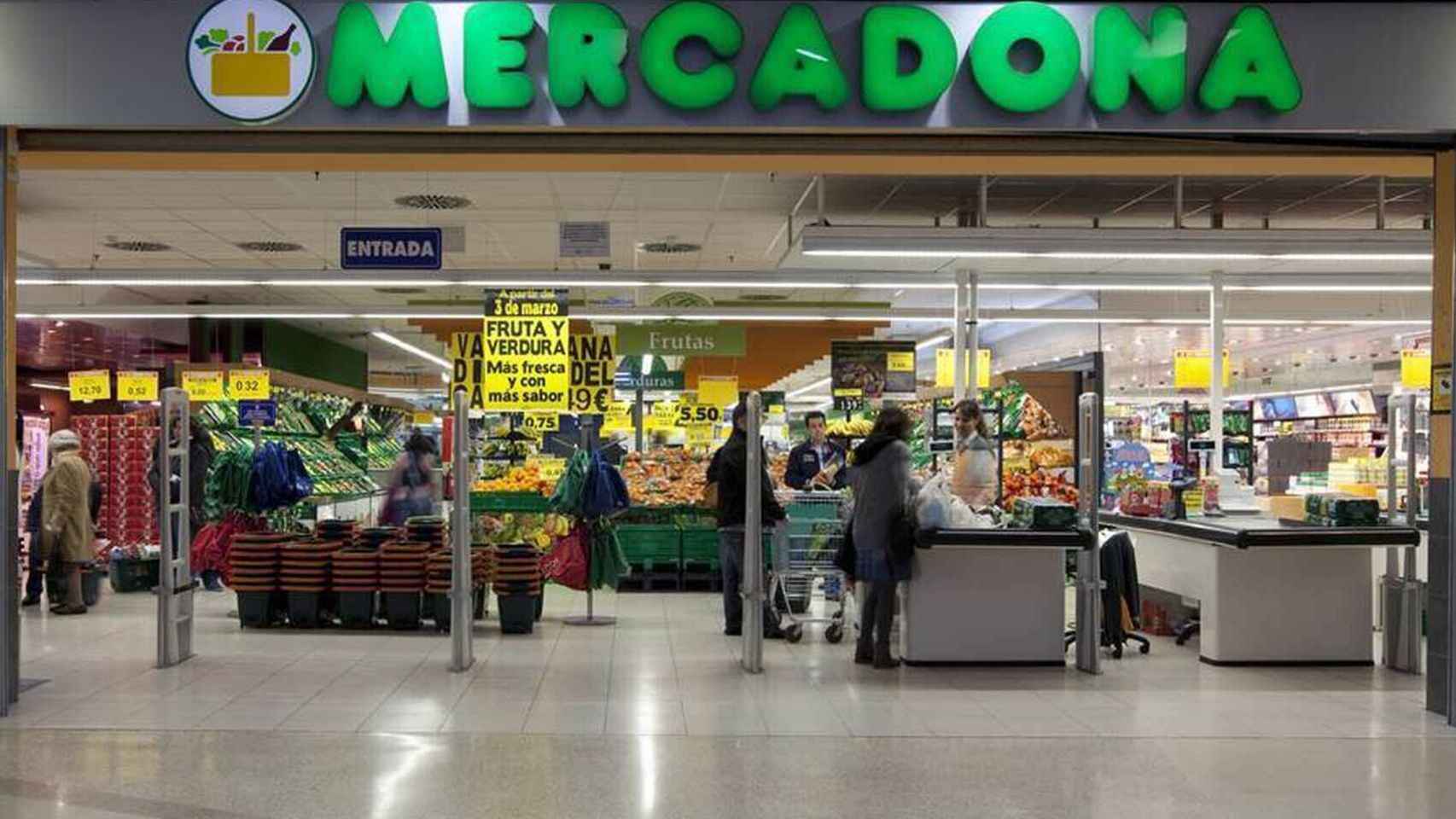 Un supermercado de Mercadona.