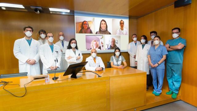 El equipo investigador. © Manuel Castells/Clínica Universidad de Navarra