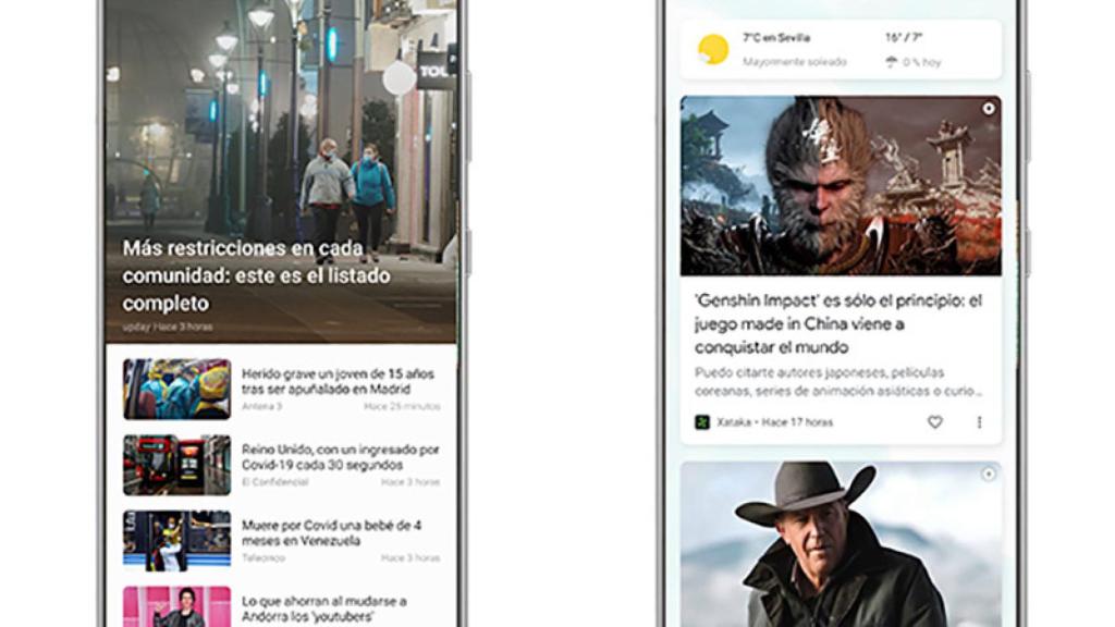 Upday y Google Discover, dos agregadores de noticias