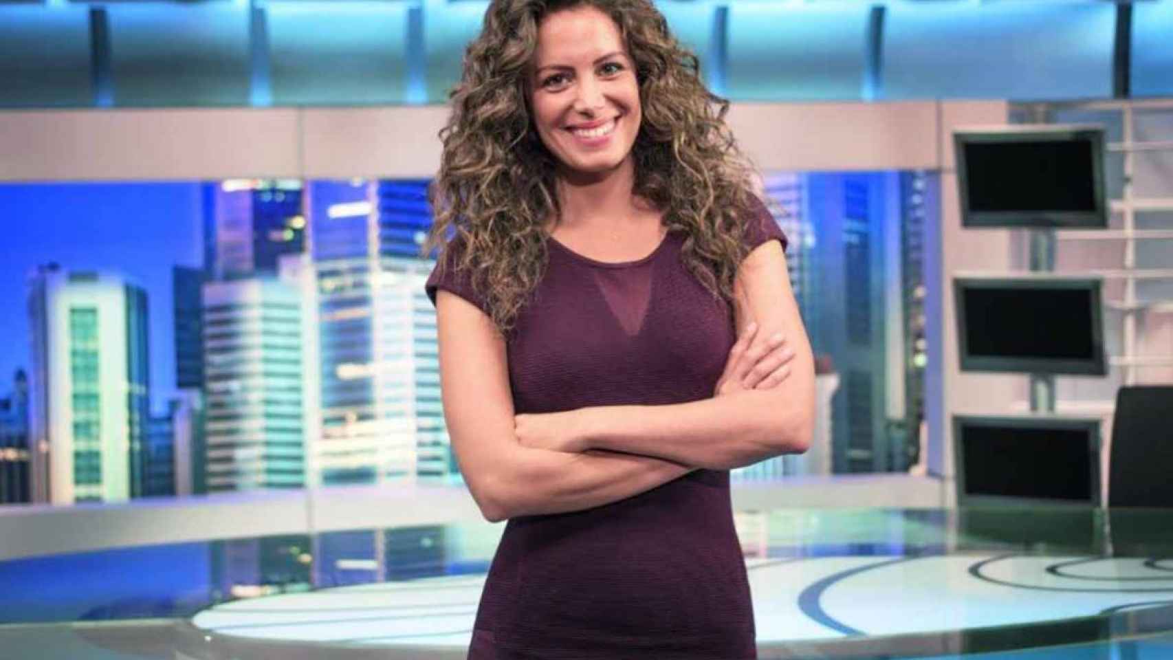 Laura Madrueño ha cubierto durante varios días la borrasca Filomena en Telecinco.