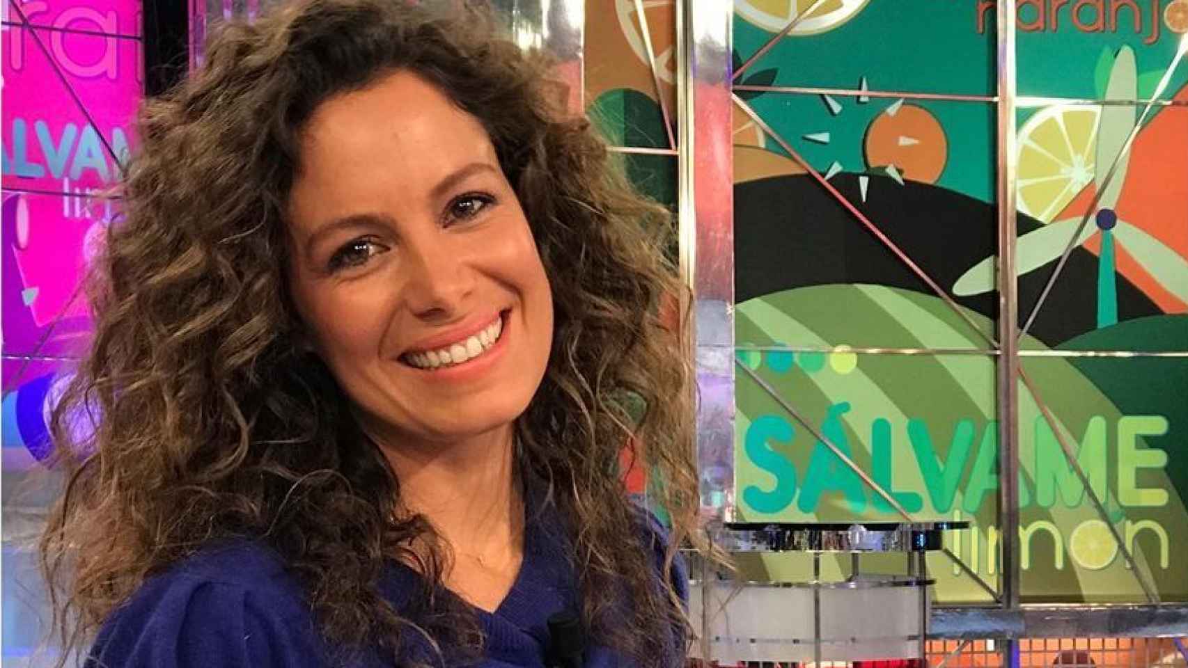 Laura Madrueño presenta 'El Tiempo' en Telecinco.
