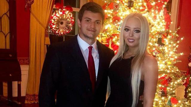 Michael Boulos y Tiffany Trump, en una imagen comaprtida en redes sociales.