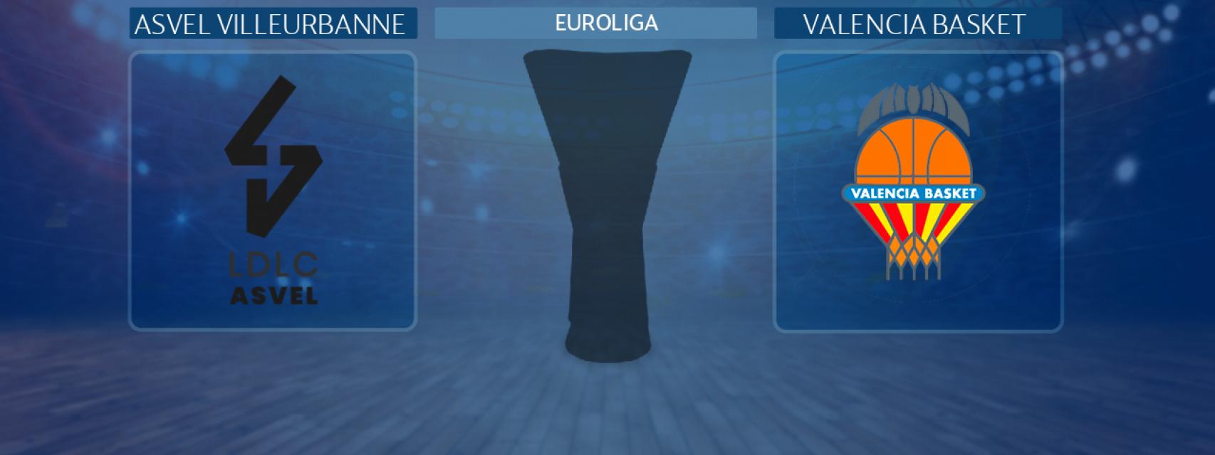 Asvel Villeurbanne - Valencia Basket, partido de la Euroliga