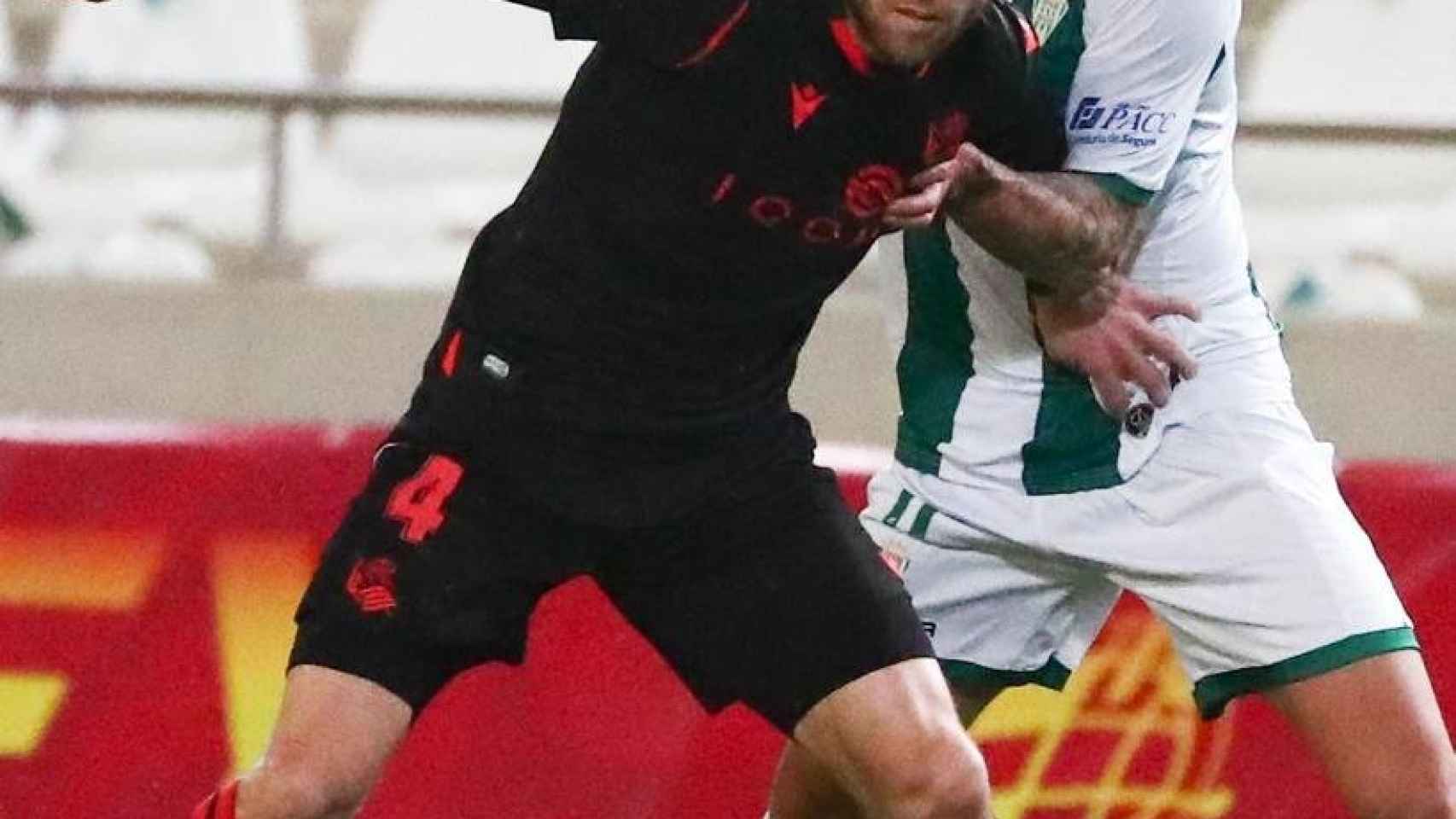 Asier Illarramendi, en el Córdoba - Real Sociedad de la Copa del Rey