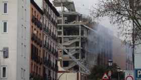 Explosión de un edificio en la calle Toledo, en el centro de Madrid