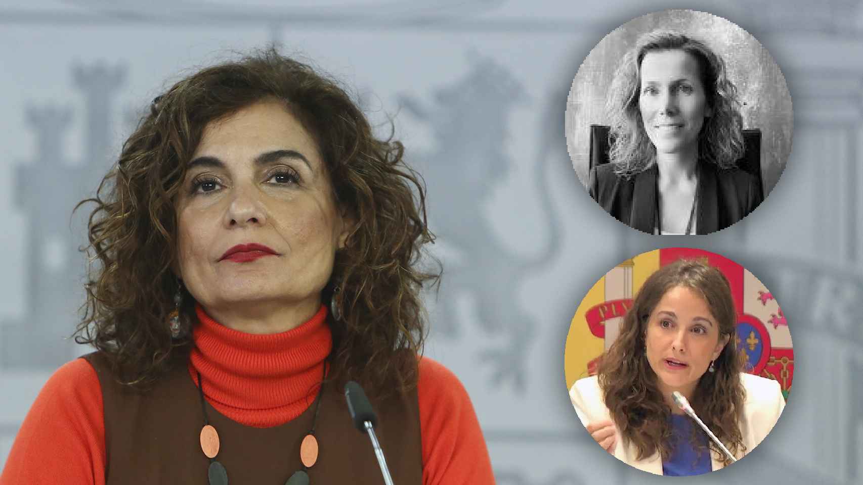 María Jesús Montero, Esperanza Teba Samblás y Rocío Frutos Ibor.