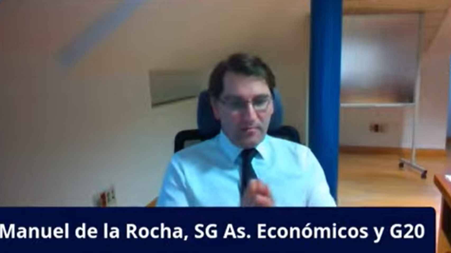 El secretario general de asuntos económicos y G20, Manuel de la Rocha.