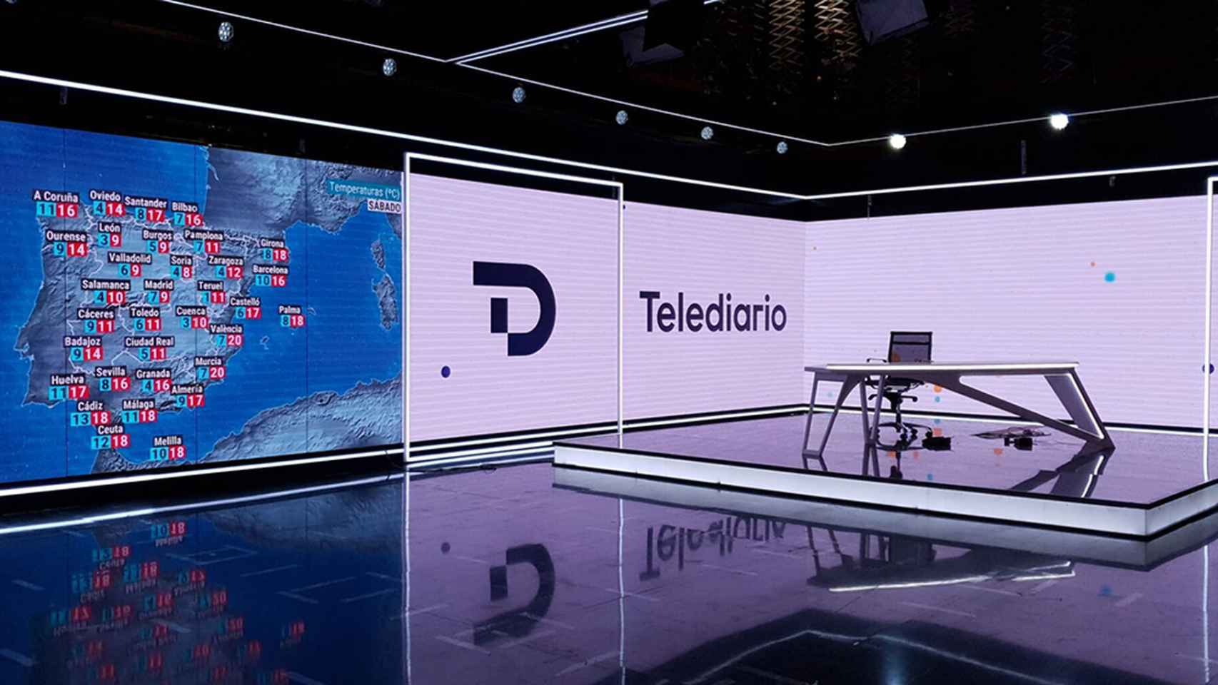 El 'Telediario' de TVE acaba de renovar su plató.