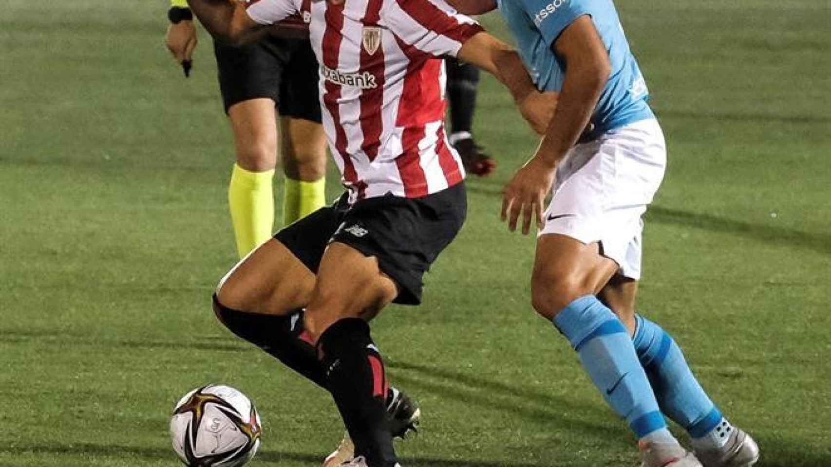 Raúl García, en el Ibiza - Athletic de la Copa del Rey