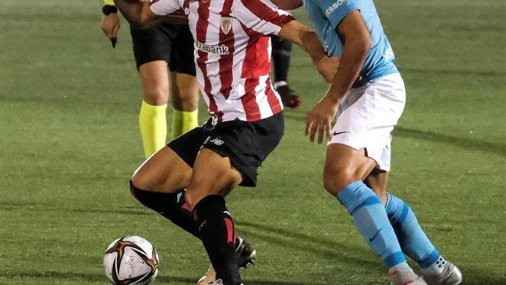Raúl García, en el Ibiza - Athletic de la Copa del Rey
