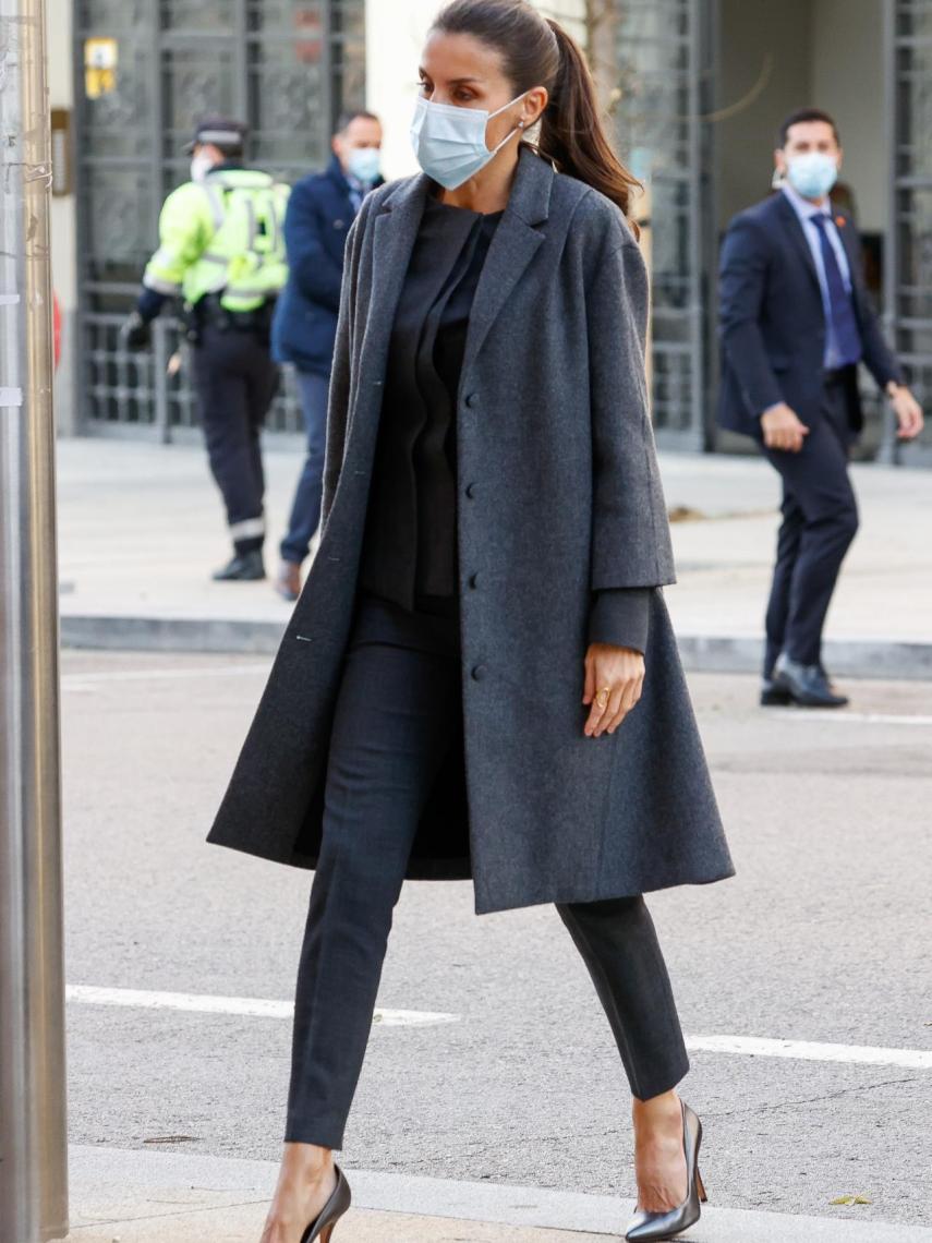 Letizia durante su última reunión con la FundéuRAE