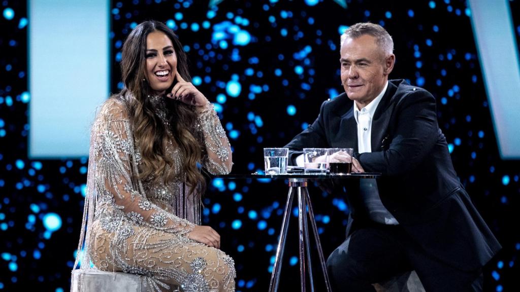 Noemí Salazar y Jordi González en una de las galas de 'Gran Hermano VIP'.