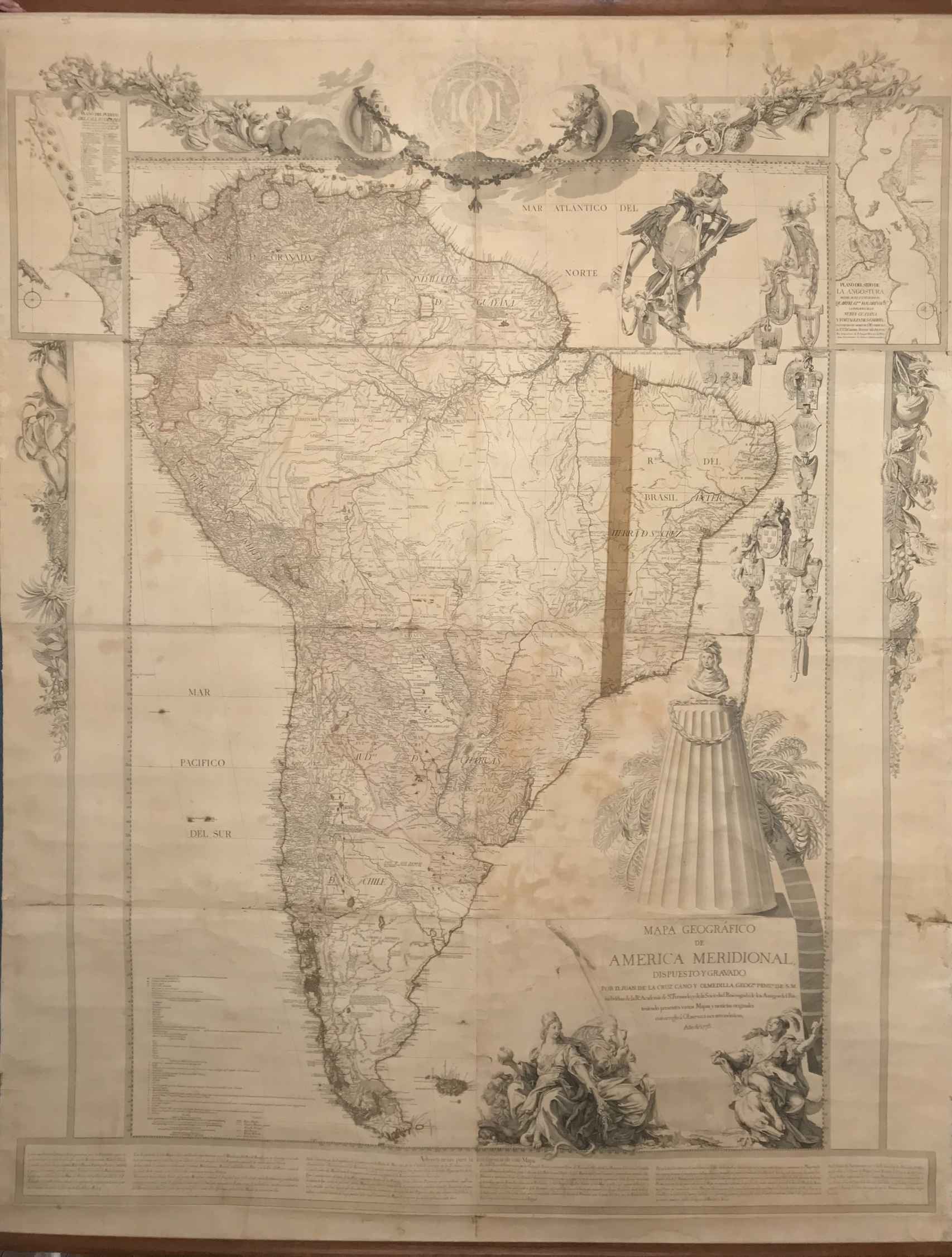 El Mapa de América Meridional de 1771 que pudo poner en jaque a Carlos III.