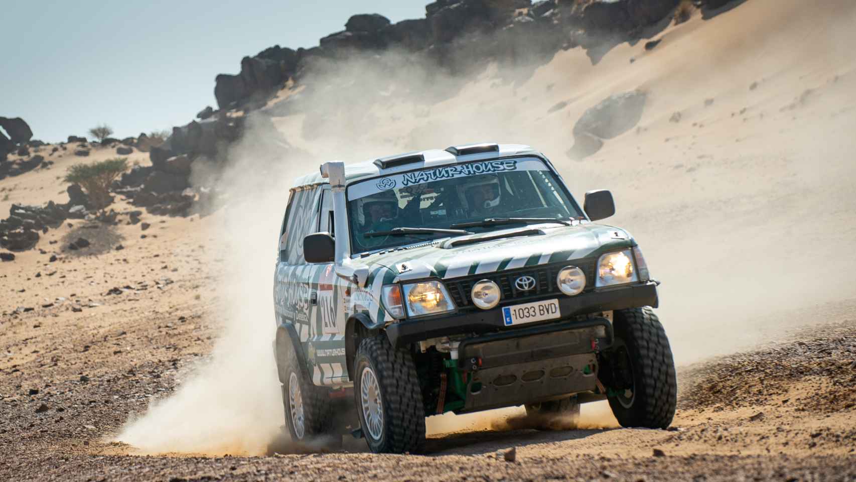 Kilian Revuelta, en el Dakar Classic 2021