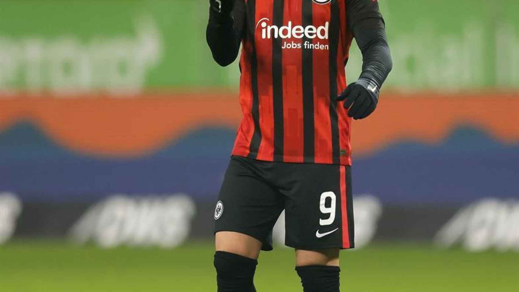 Luka Jovic, en un partido con el Eintracht Frankfurt