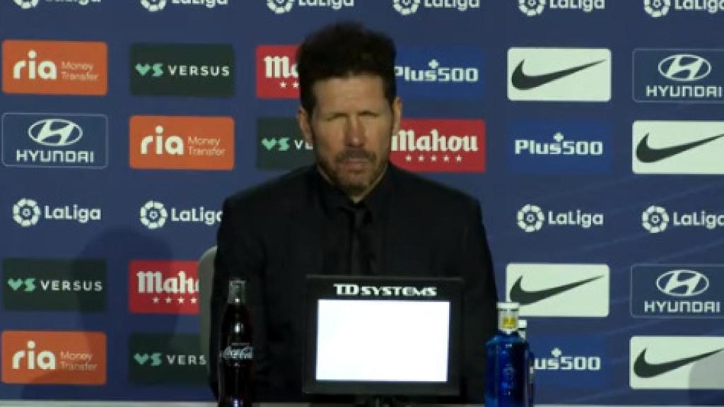 El pique de Simeone en rueda de prensa por Luis Suárez: No entiendo mucho la pregunta