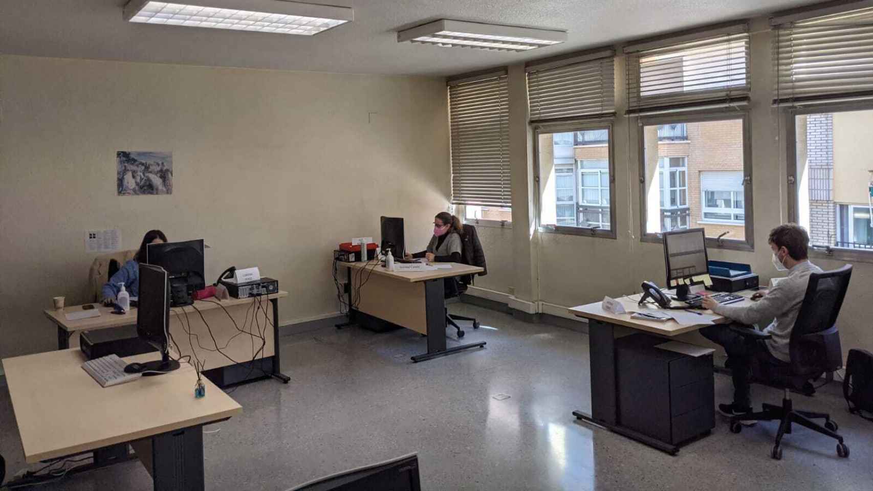 Panorámica de una de las salas del Servicio de Epidemiología de Murcia.