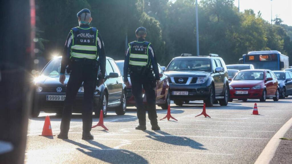 Control policial en Madrid. Imagen de archivo