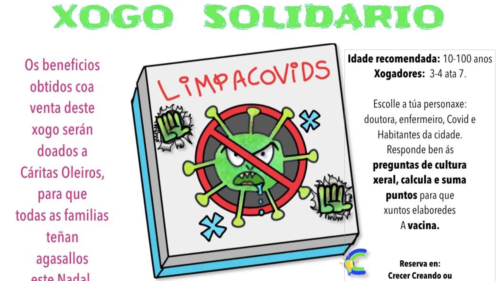 El LimpiaCovids, el juego solidario inventado por Alicia y sus alumnos de quinto de primaria.