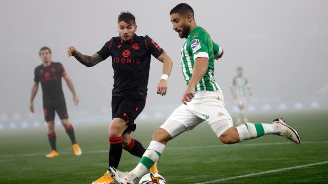 Nabil Fekir, durante el Betis - Real Sociedad de la Copa del Rey