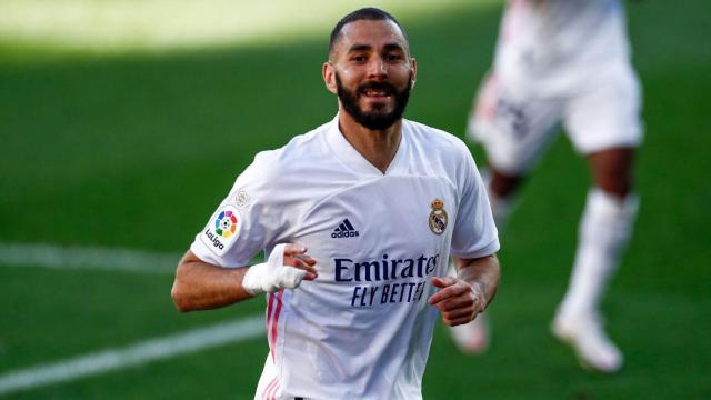 Karim Benzema, en un partido del Real Madrid