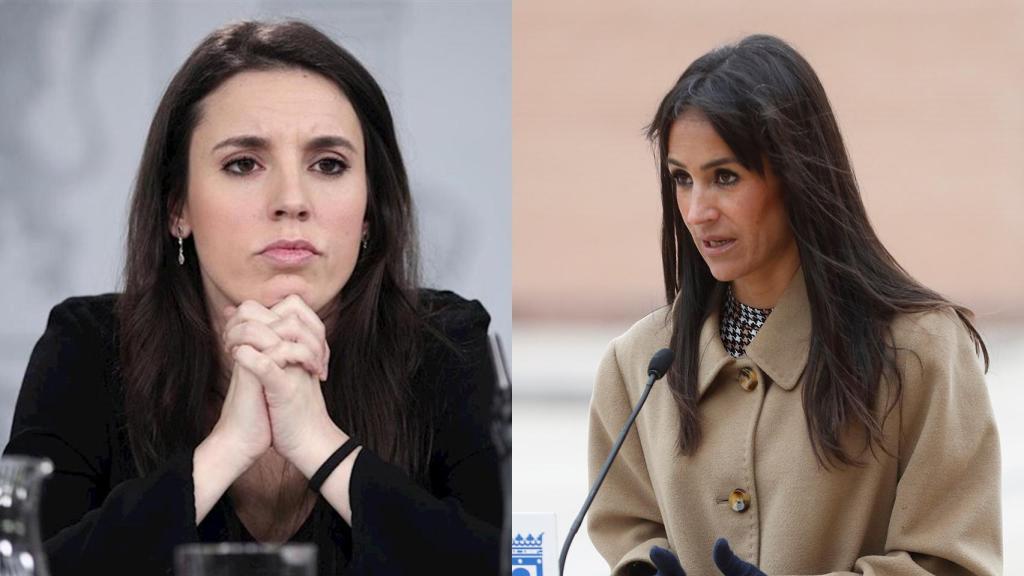 Irene Montero y Begoña Villacís.