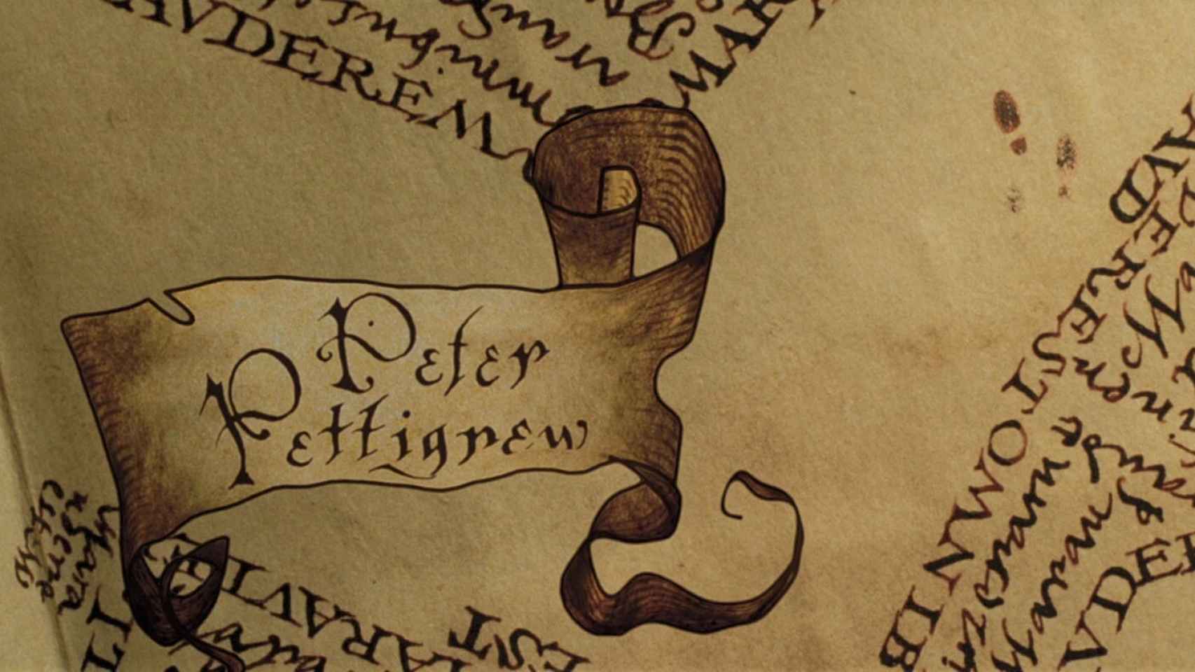 El mapa de los merodeadores apareció en el tercer libro de la saga de Harry Potter.