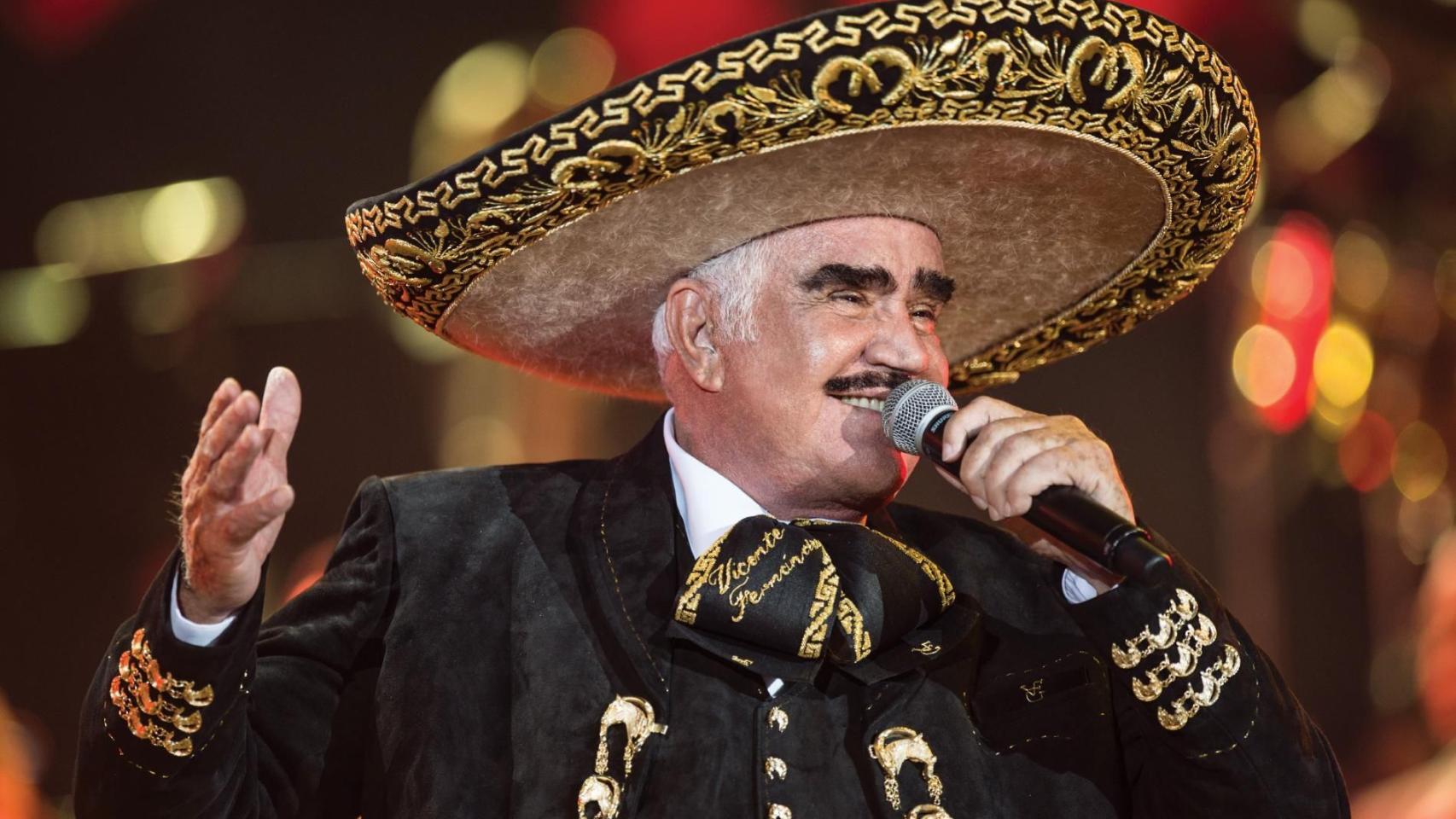 El cantante mexicano Vicente Ferández.