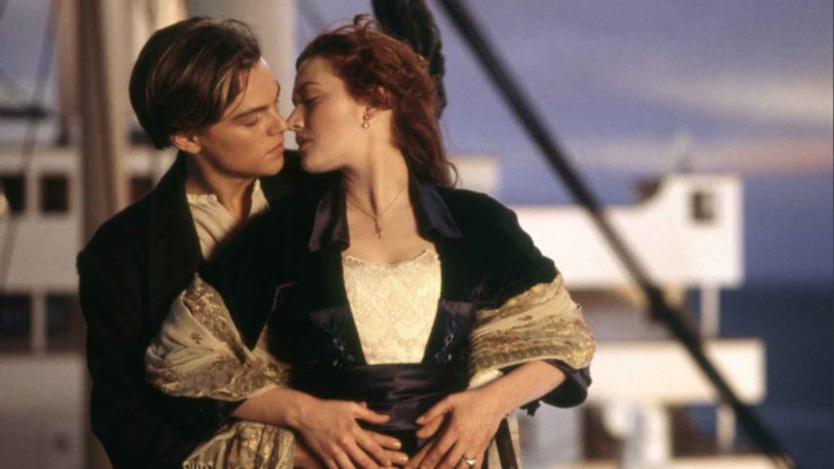 Fotograma de la película Titanic, de James Cameron.