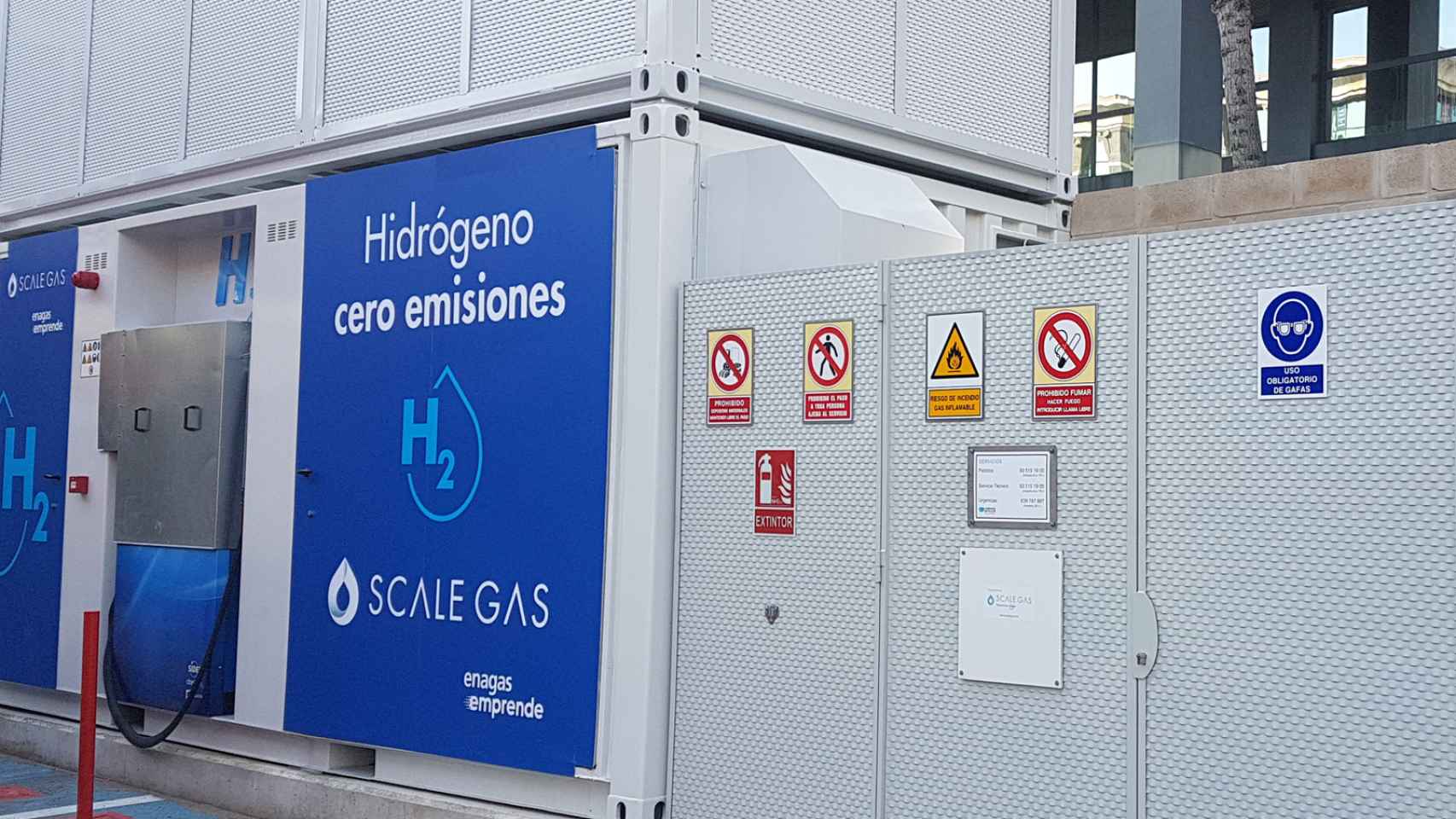 Esta hidrogenera instalada en Madrid ha supuesto una inversión de medio millón de euros.