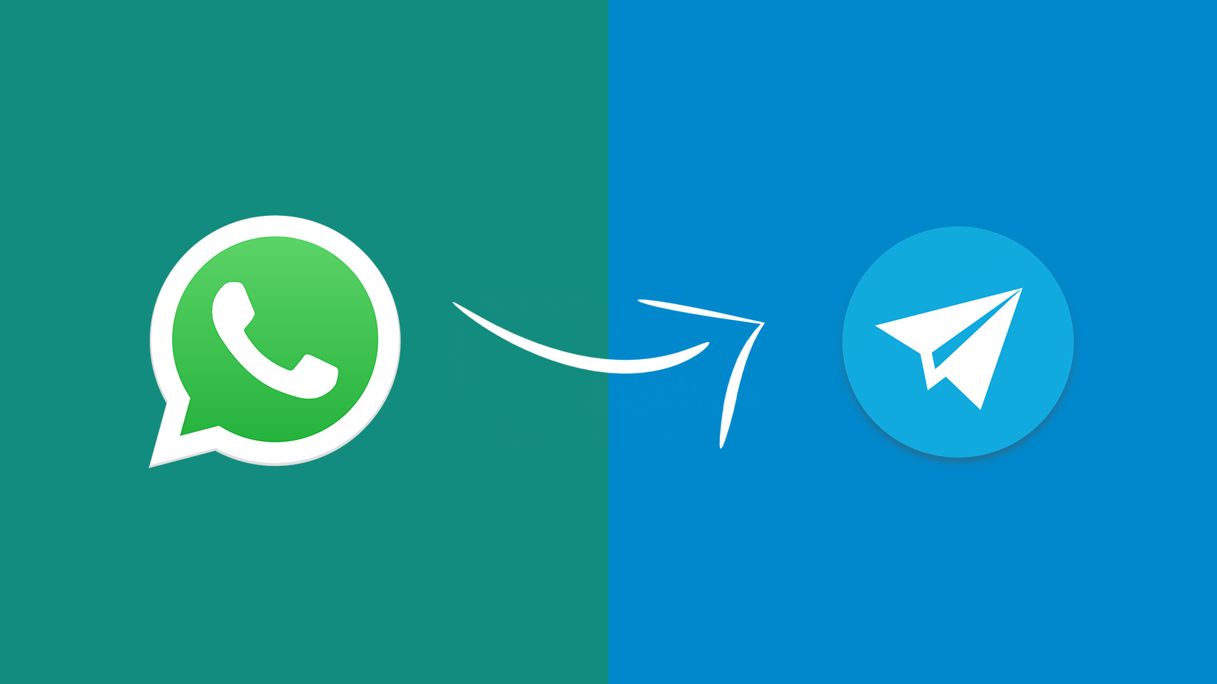 iconos de WhatsApp y Telegram.