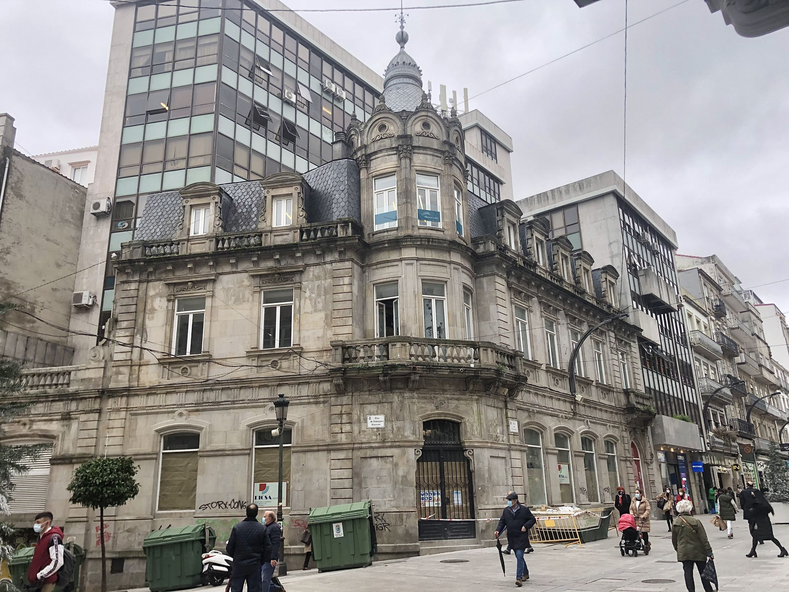 Edificio Estanislao Durán en Príncipe donde se instalará el Work Café del Santander.