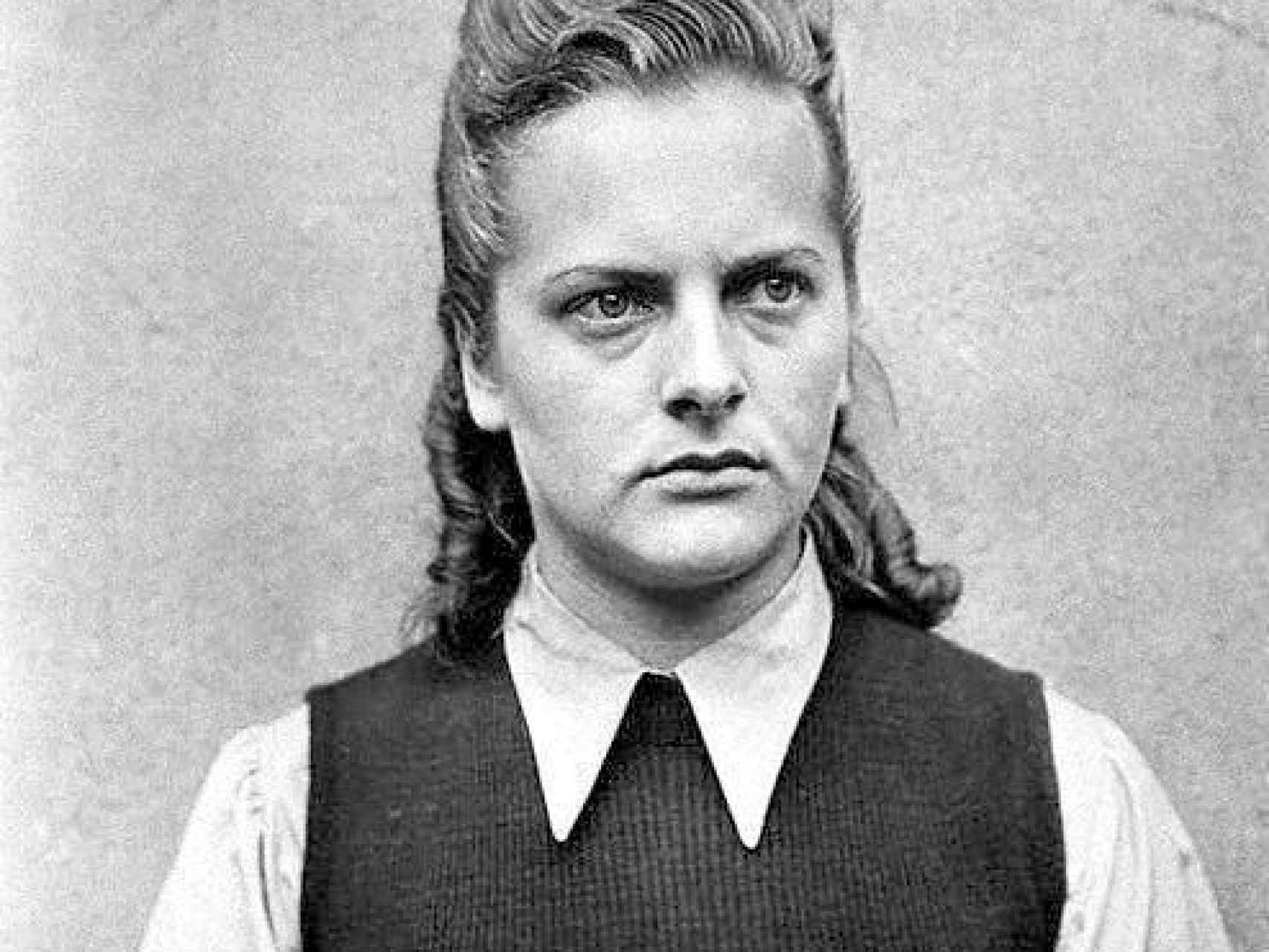 Irma Grese, en una fotografía tomada durante su juicio.
