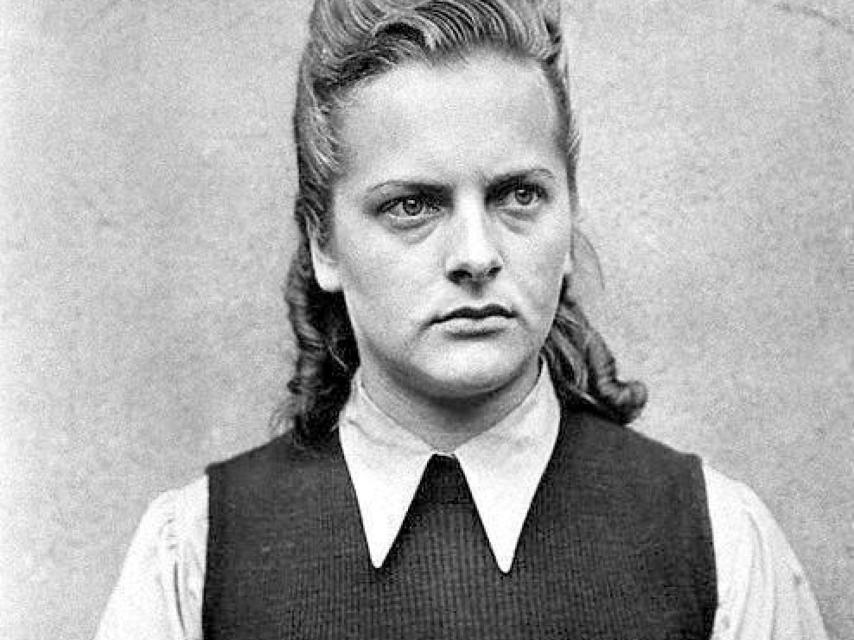 Irma Grese, en una fotografía tomada durante su juicio.