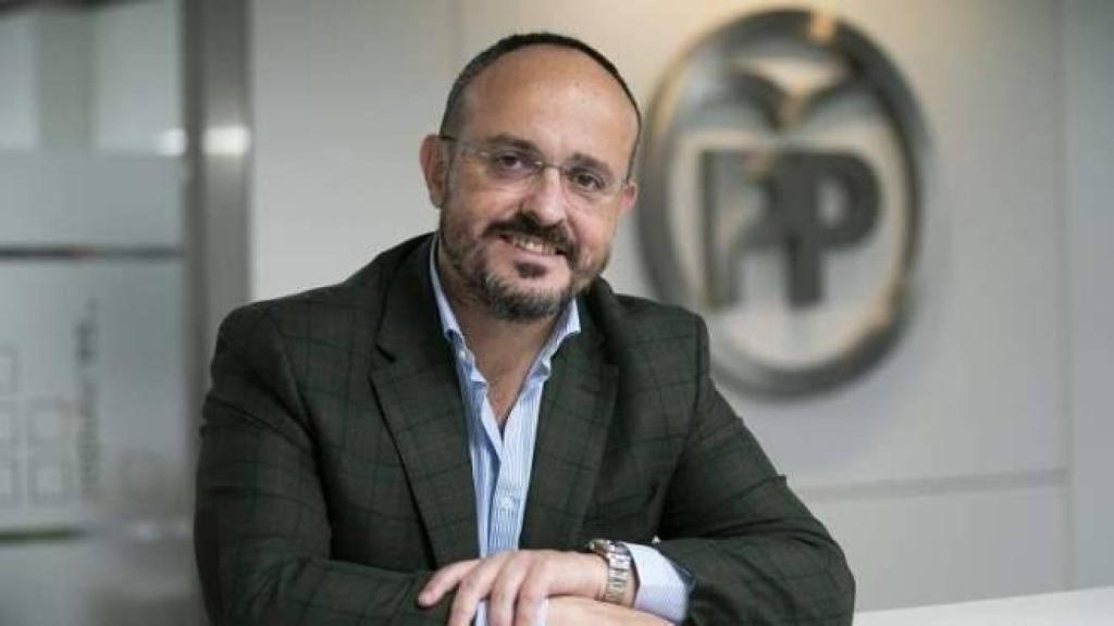 El presidente del PP en Cataluña, Alejandro Fernández.