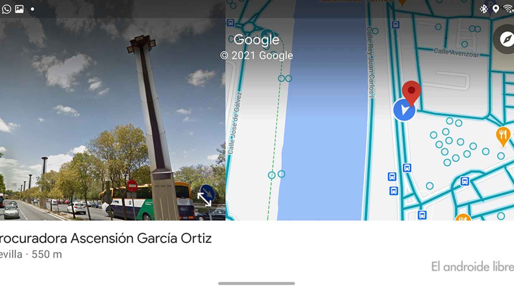 Google Maps estrena una espectacular vista partida en StreetView