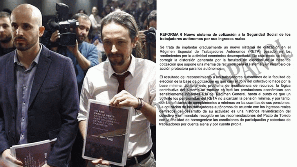 Nacho Álvarez, secretario de Estado de Derechos Sociales, y Pablo Iglesias, vicepresidente segundo del Gobierno.