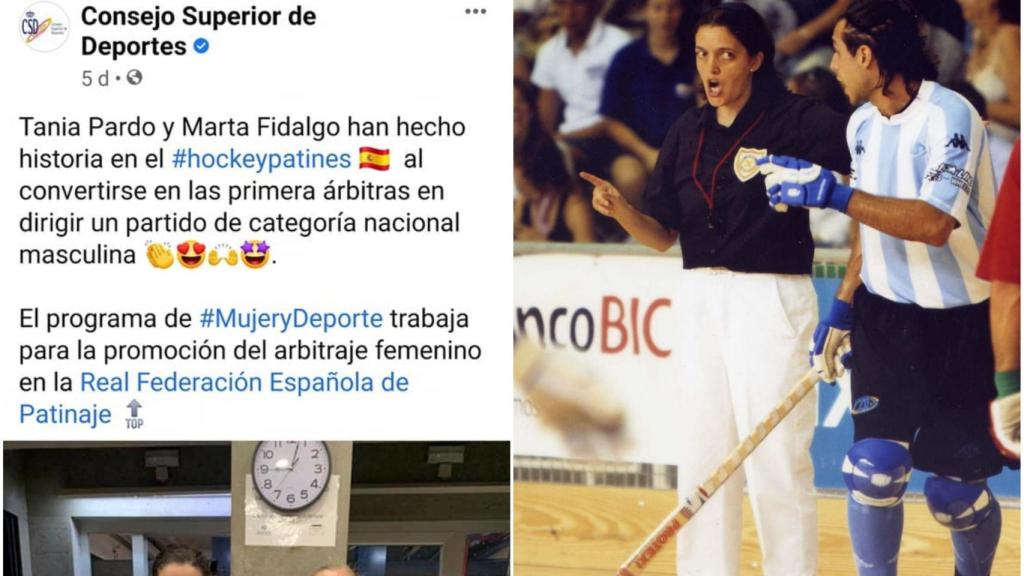 El CSD se olvida de la coruñesa Teresa Martínez,   primera árbitra de hockey sobre patines