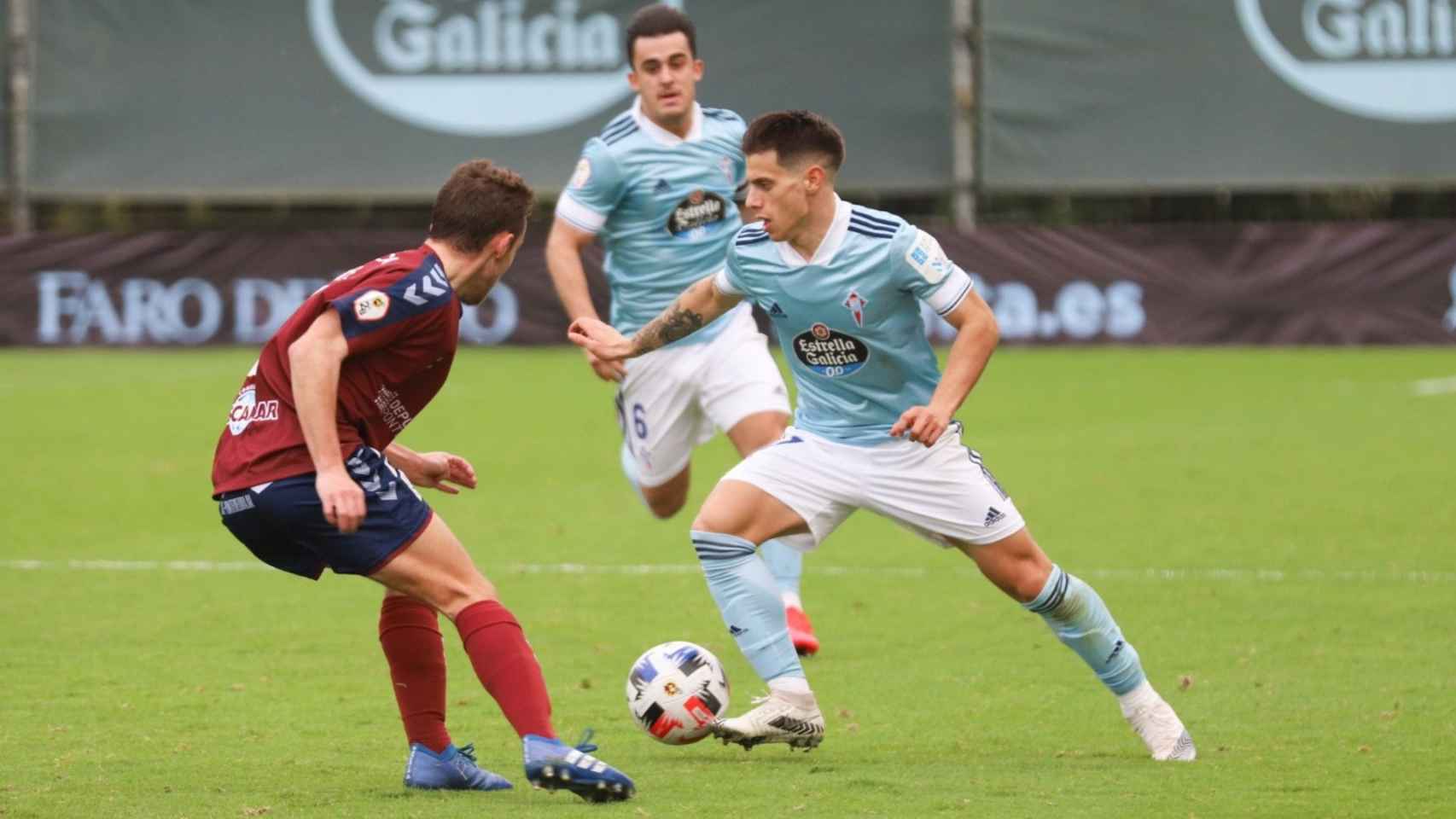 Alfon volvió a ser decisivo para el Celta B en un derbi