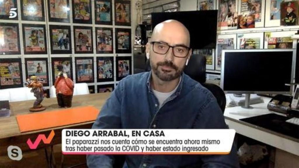 Diego Arrabal en el programa 'Viva la vida' de Telecinco.