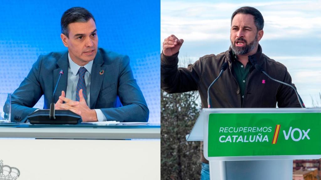 Pedro Sánchez y Abascal.