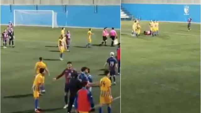 Terrible agresión por la espalda a un árbitro en un partido de la regional andaluza